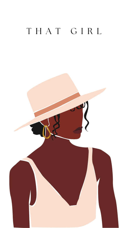 Illustrazione di Donna Afrocentrica Elegante