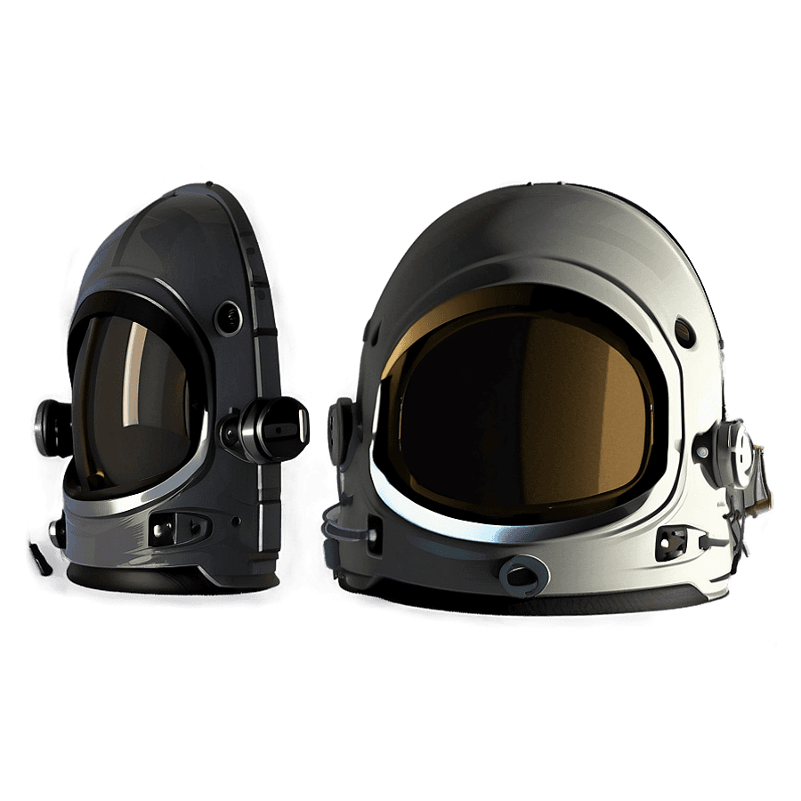 Modern Astronaut Helmet PNG 05252024