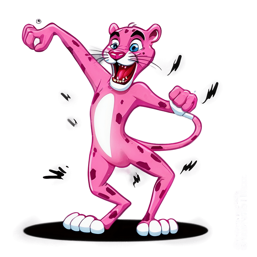 Pink Panther in Action PNG hbi47