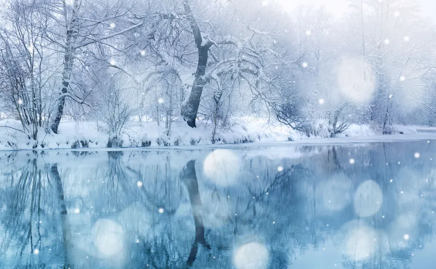 Snowfall background