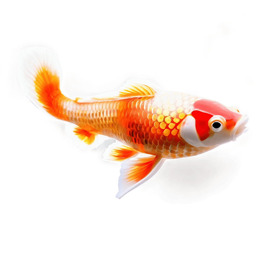 Glowing Koi Fish PNG 69