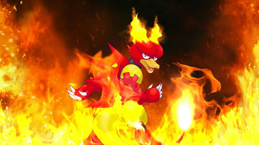 Magmar Flame Backdrop