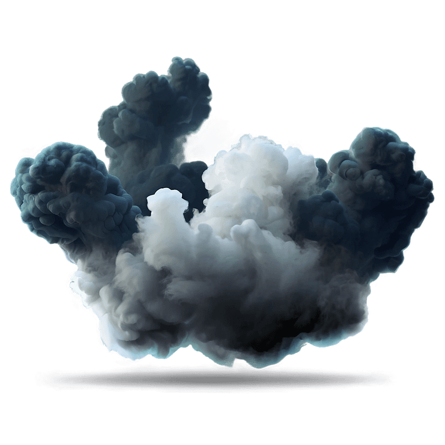 Icy Smoke Clouds PNG 06282024