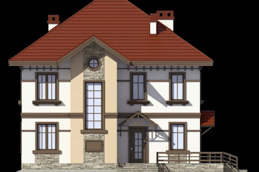 Elegant Two Story House Design