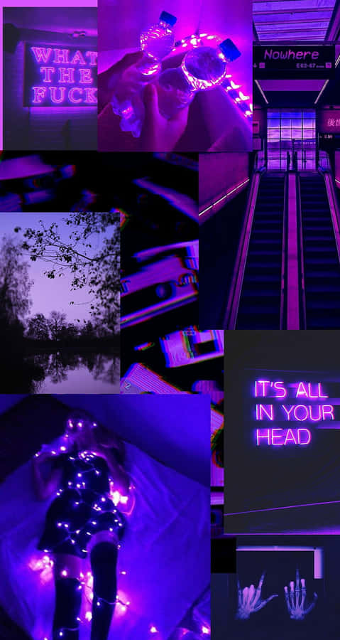 Magenta Ästhetik Collage