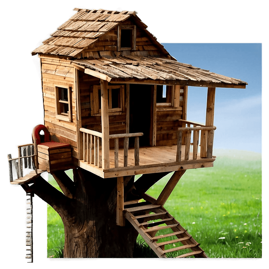 Tree House Porch PNG 06282024