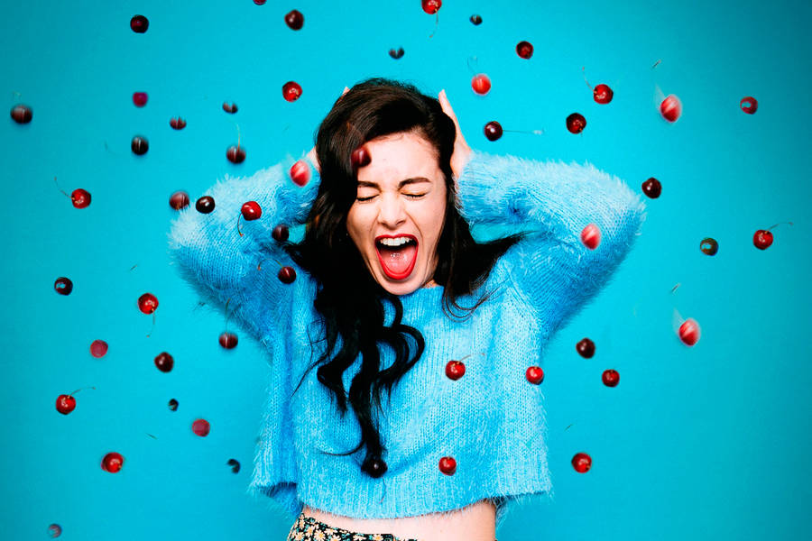 Download Charli Xcx Cherry Bomb Wallpaper | Wallpapers.com