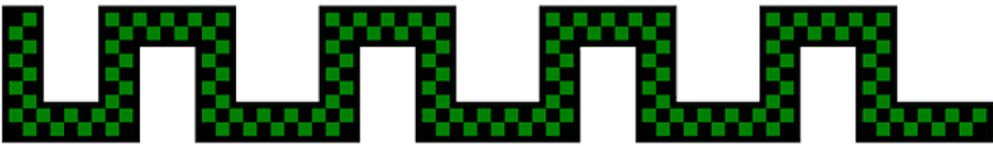 Snake, Green, Shape, Com, Checkered, Divider, Shapes - Green And Black Checkers