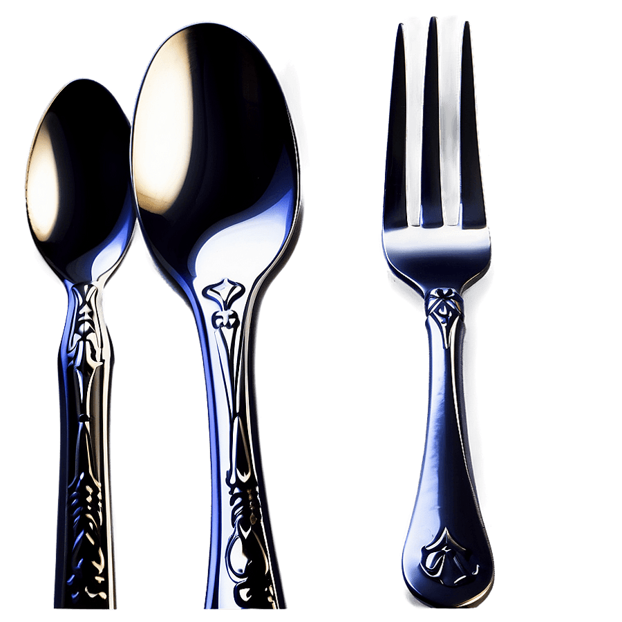 Tableware Spoon and Fork PNG 46