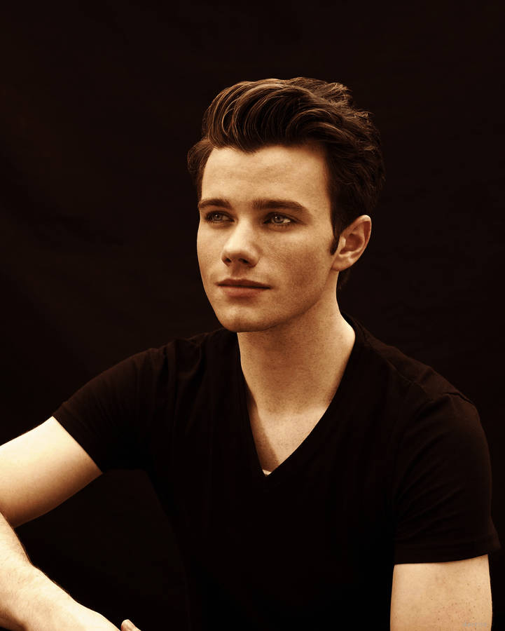 Download Chris Colfer Portrait Wallpaper | Wallpapers.com