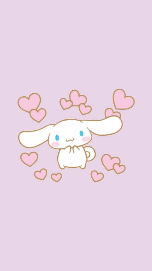 Download Cinnamoroll Valentines Heart Wallpaper | Wallpapers.com