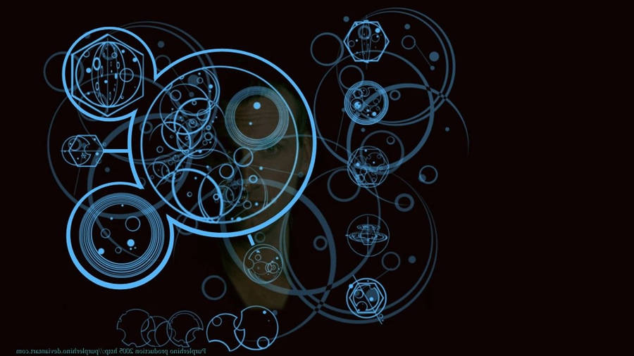 Download Circular Gallifreyan Doctor Who Wallpaper | Wallpapers.com