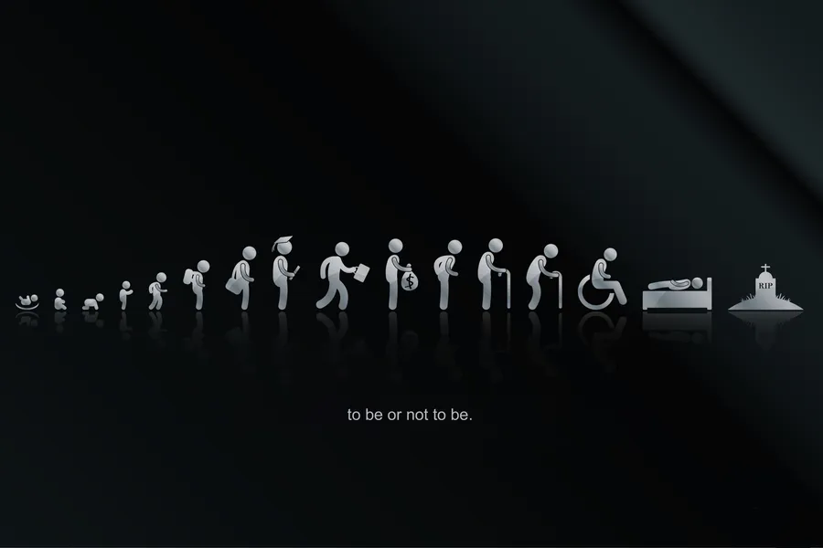 Aging Icons Computer Lock Screen