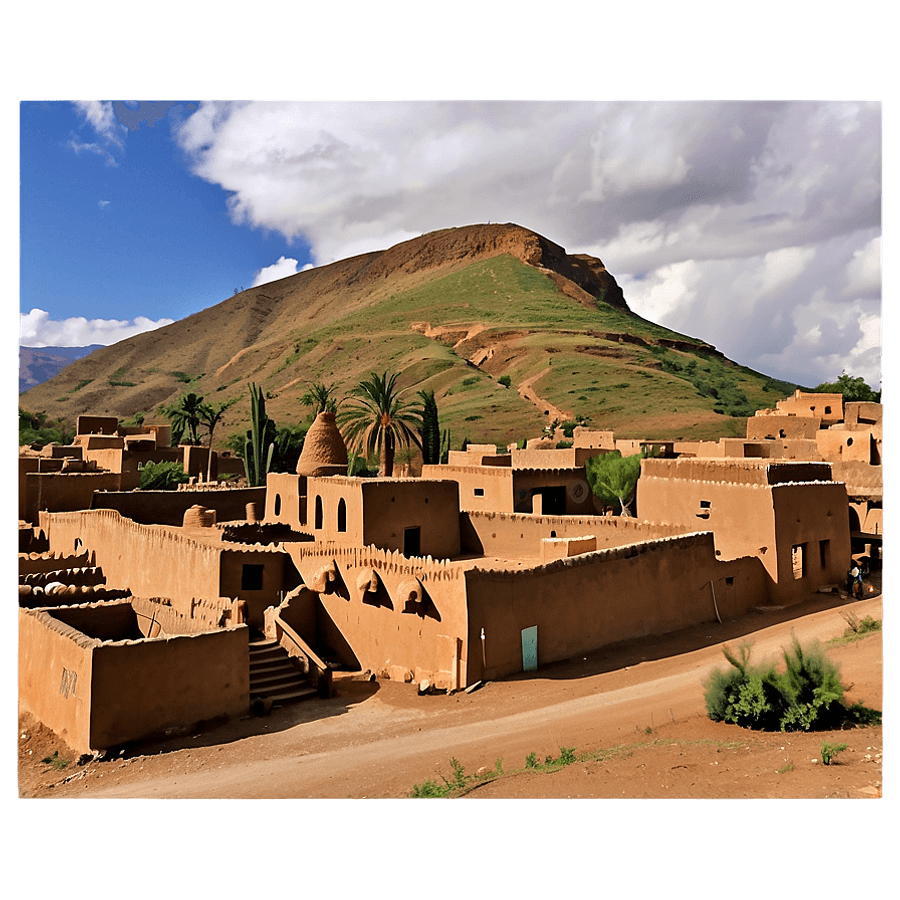 Berber Village Morocco PNG oxs75