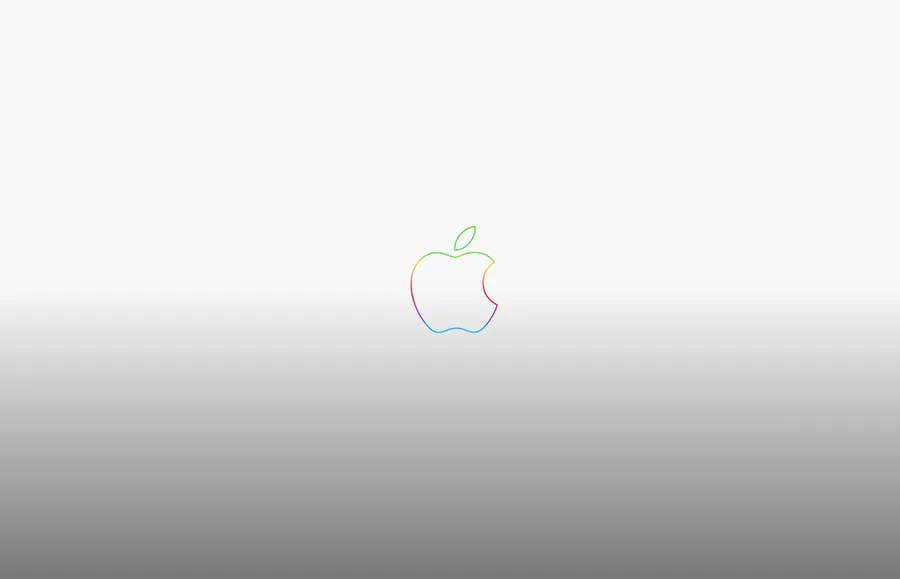 Retro Apple Logo