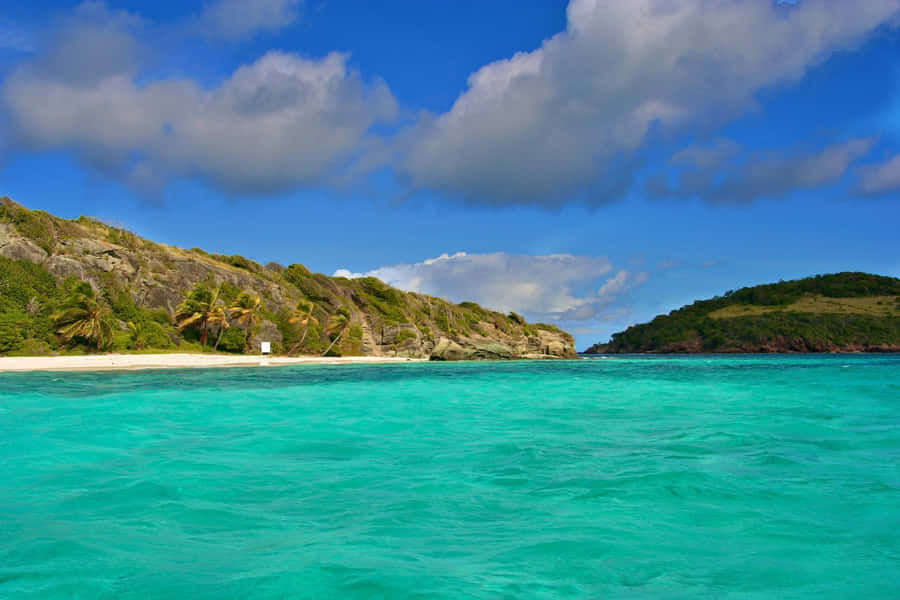 Tropischer Strand Saint Vincent und die Grenadinen