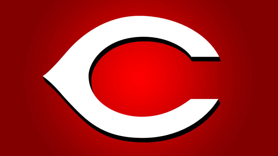 Download Classic Red Logo For Cincinnati Reds Wallpaper | Wallpapers.com