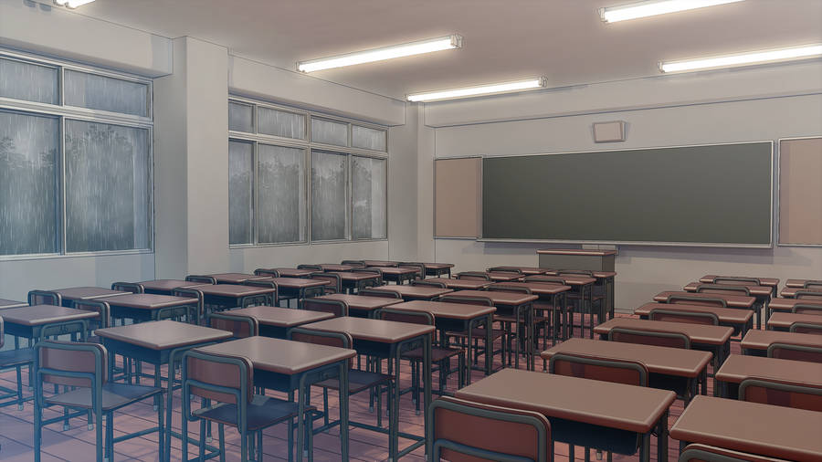 Download Classroom During Rainy Day Wallpaper | Wallpapers.com