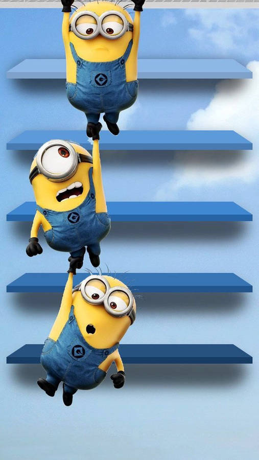 Download Climbing Minions Iphone 11 Wallpaper Wallpapers Com