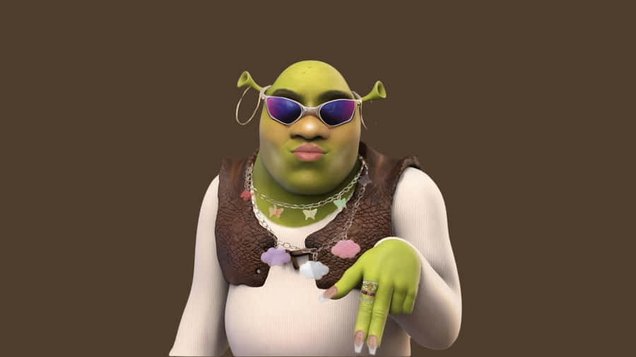 Preppy Shrek Stil