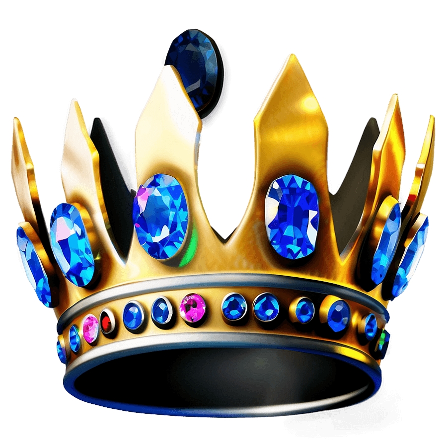 Crown with Gems PNG ssm50