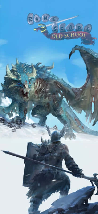 BlauerDrache Iphone X Runescape Oldschool Hintergrund
