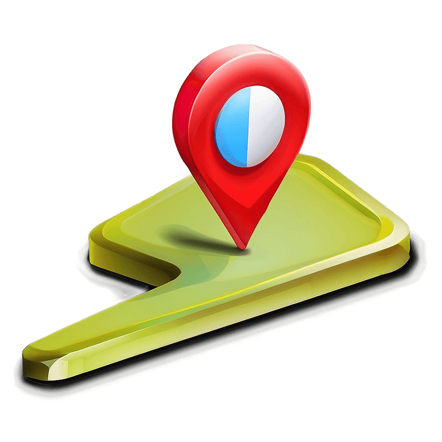 Colorful Location Pin PNG 69