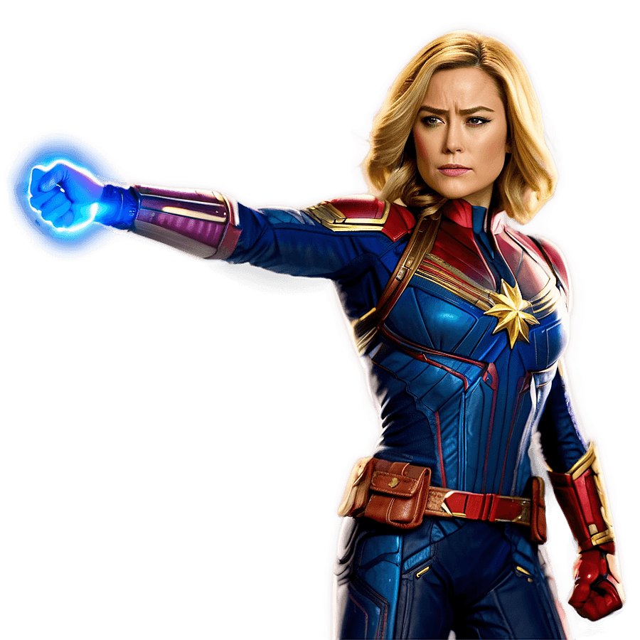Captain Marvel Galactic Warrior PNG oll60