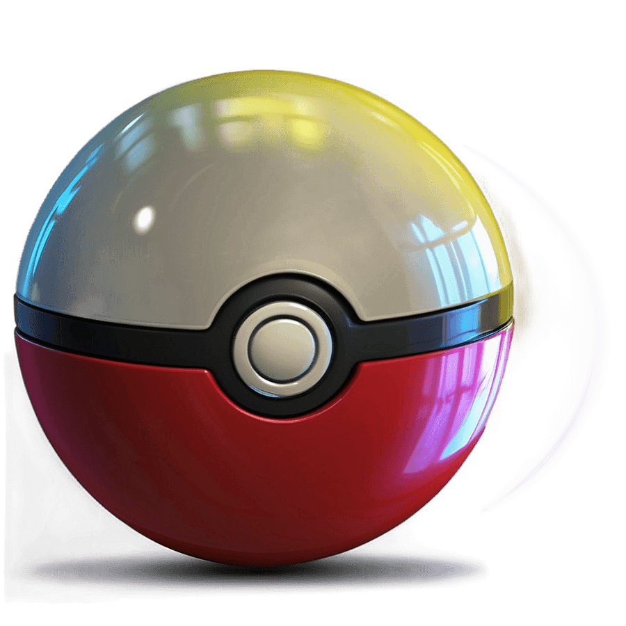 Pokeball with Shadow Effect PNG ade
