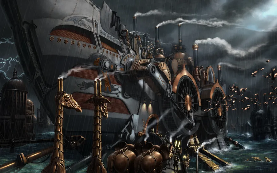 Steampunk Background