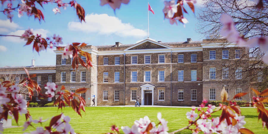 Frühling in Leicester Historisches Gebäude