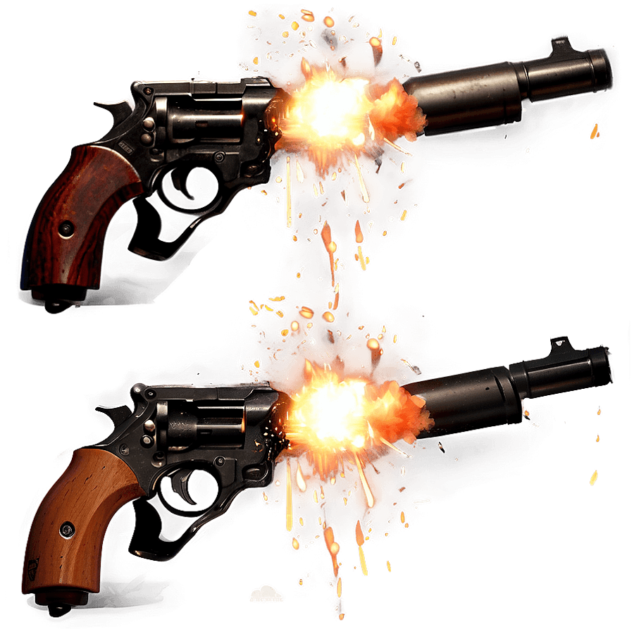High-Quality Muzzle Flash PNG 54