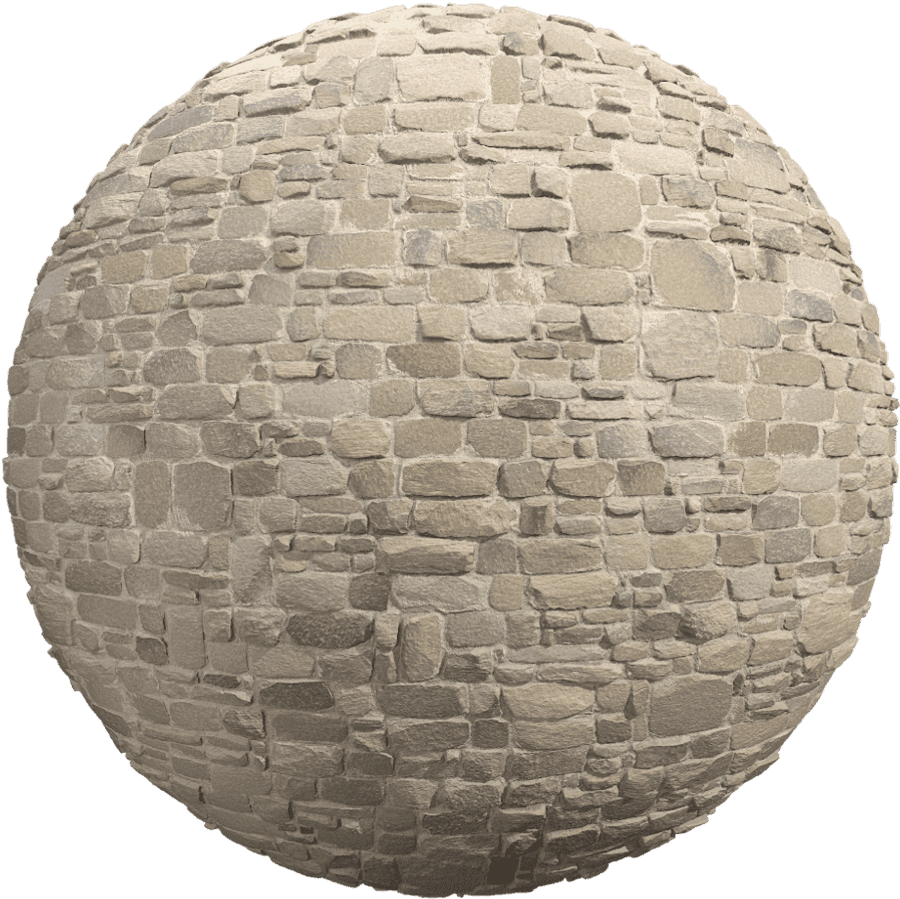 Cobblestone Sphere Texture3 D Rendering