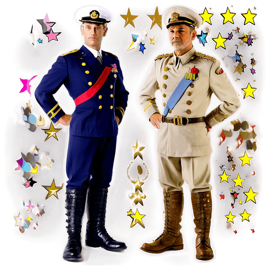Captain in Uniform PNG 31