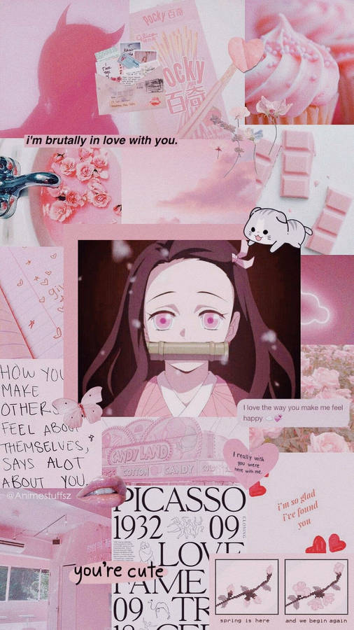 Collage estetico Nezuko