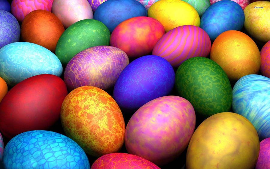 Download Colorful Easter Eggs Wallpaper | Wallpapers.com