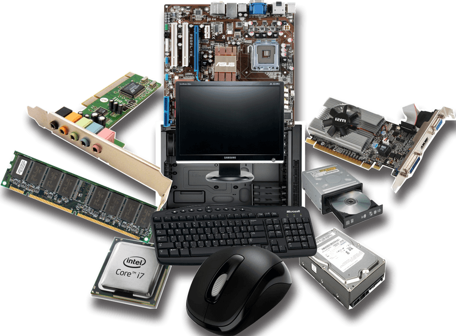 Computer Components Exploded View