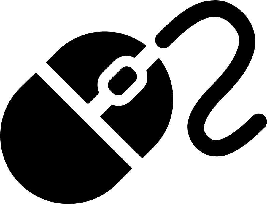 Computer Mouse Icon Vector PNG