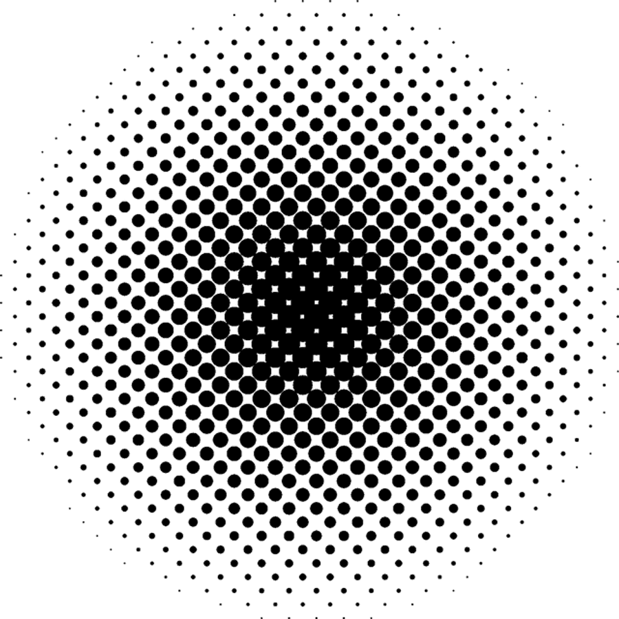Concentric Circle Dot Pattern