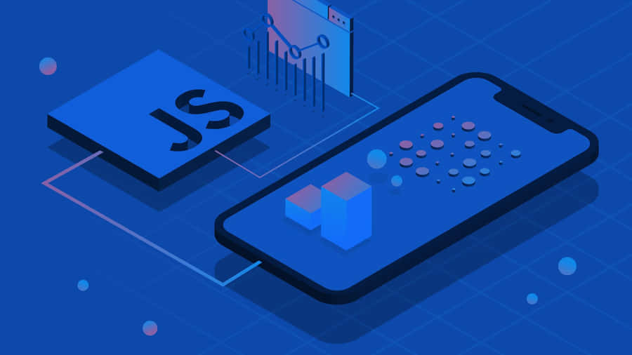 Concept de technologie mobile Java Script