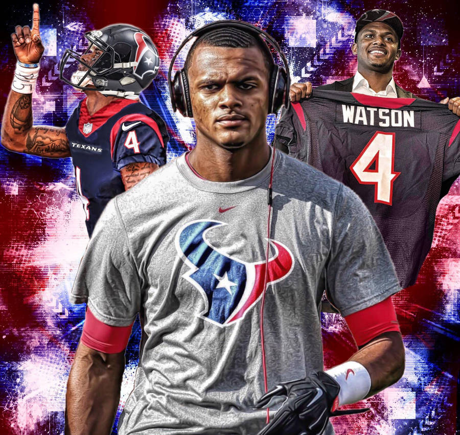 Download Cool Deshaun Watson Art Wallpaper | Wallpapers.com