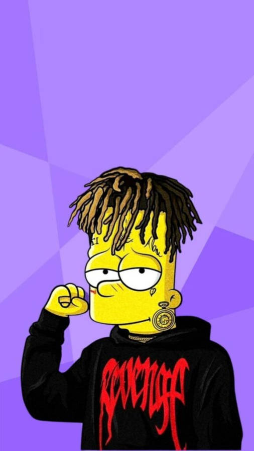 Download Cool Drip Bart Simpsons Wallpaper | Wallpapers.com