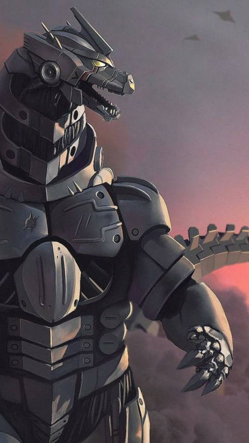 Download Cool Mechagodzilla 2021 Portrait Wallpaper | Wallpapers.com