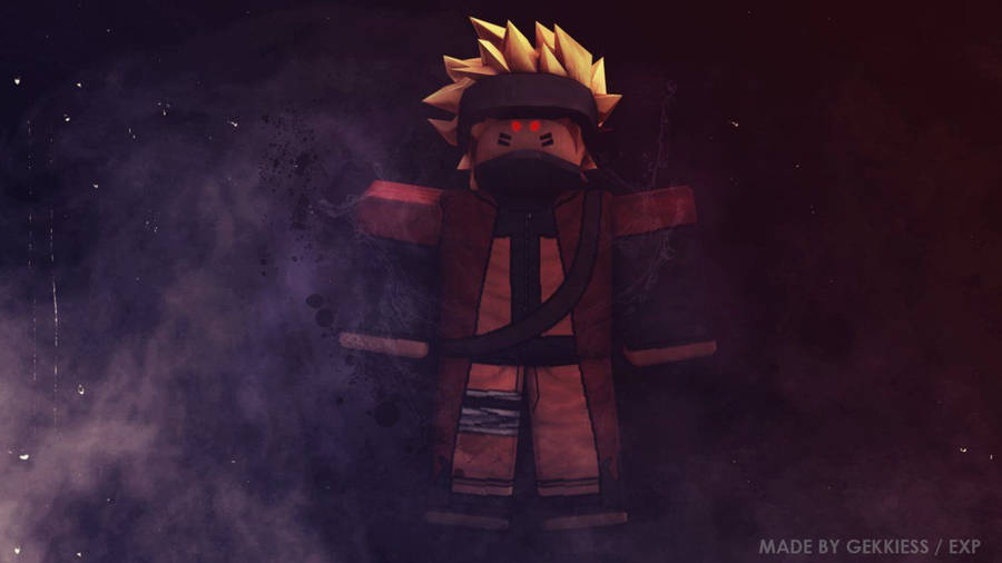 Download Cool Naruto Avatar In Roblox Wallpaper Wallpapers Com - desktop backgrounds gaming roblox