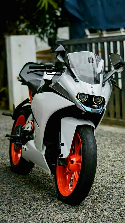 Download Cool White Ktm Rc Wallpaper Wallpapers Com