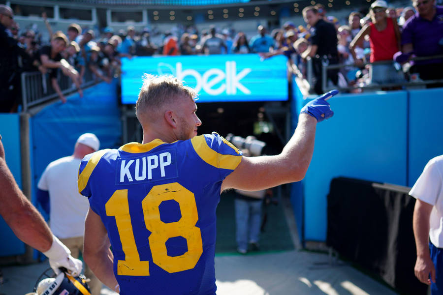 Download Cooper Kupp Nfl La Rams Football Fans Photography Wallpaper ...