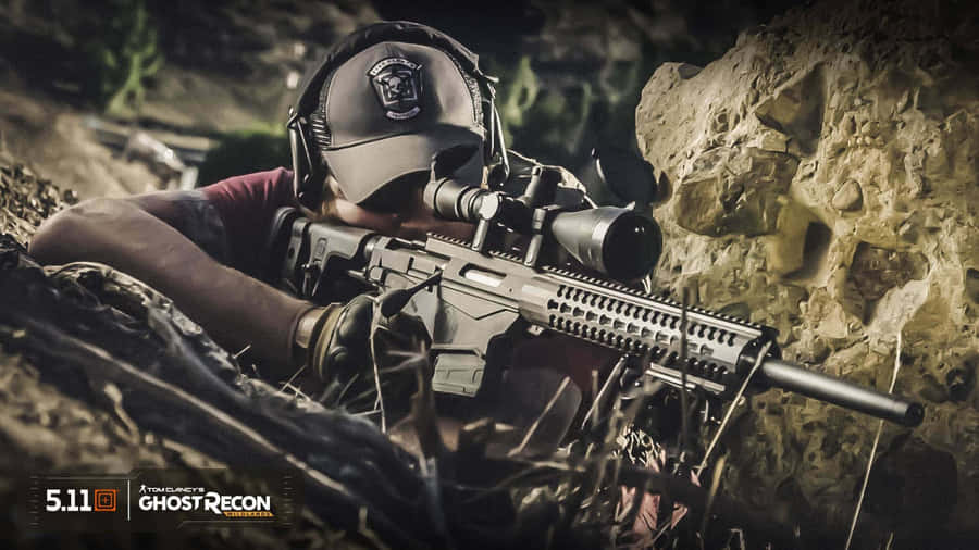 HdGhost Recon Wildlands Hintergrund Scharfschütze zielt.