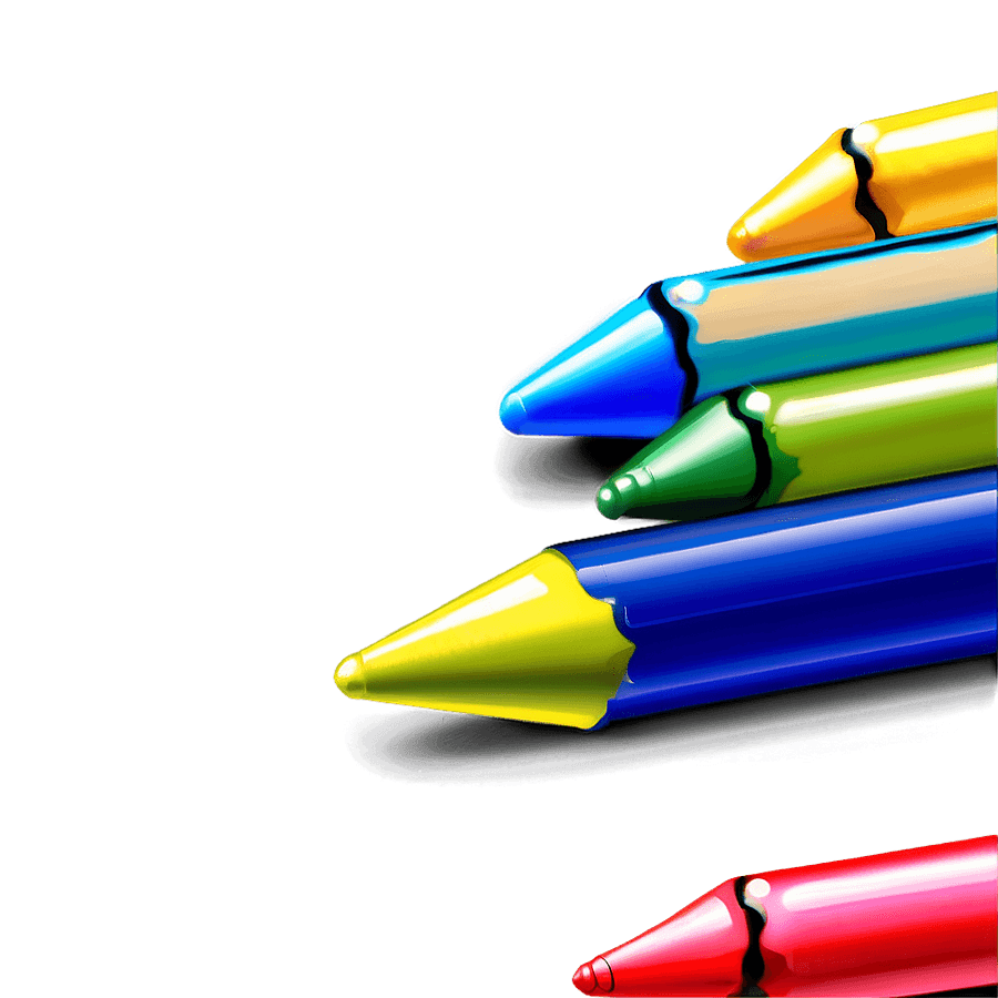 Silky Crayons PNG 11