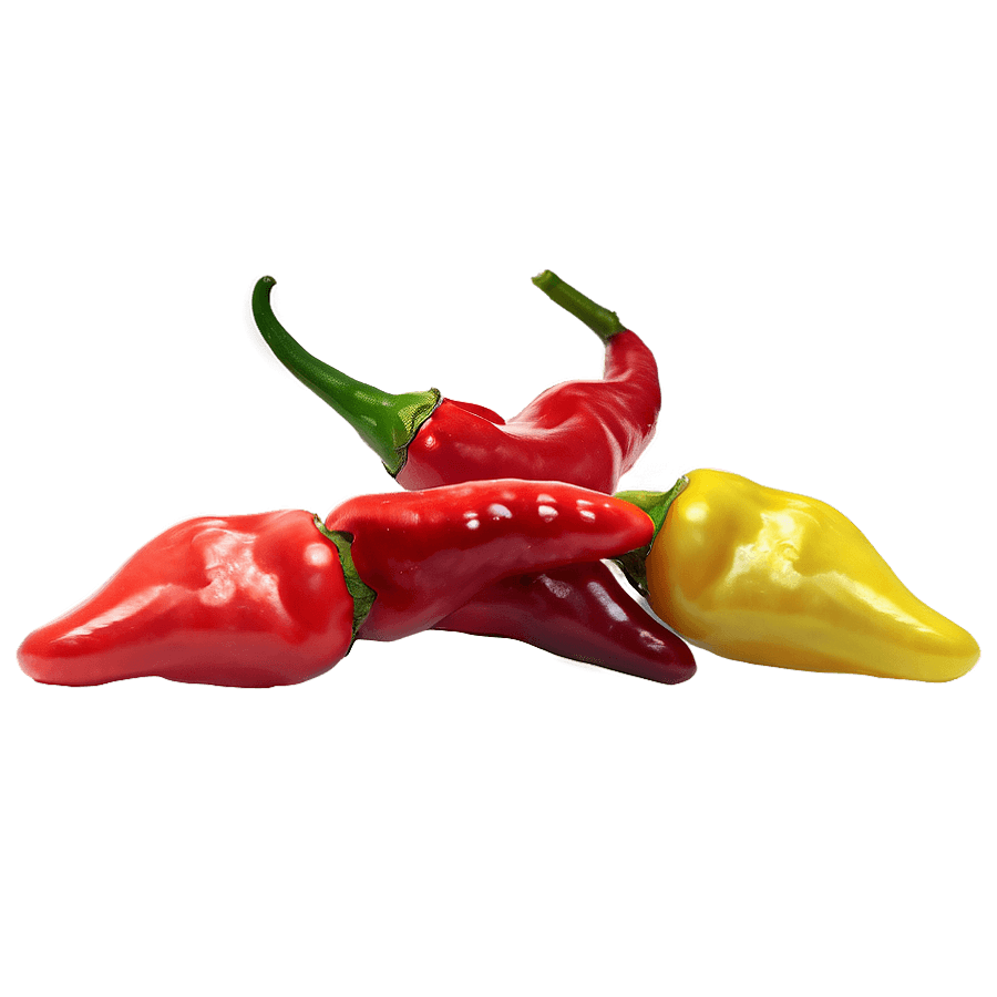 Ghost Pepper Color Variation PNG pma