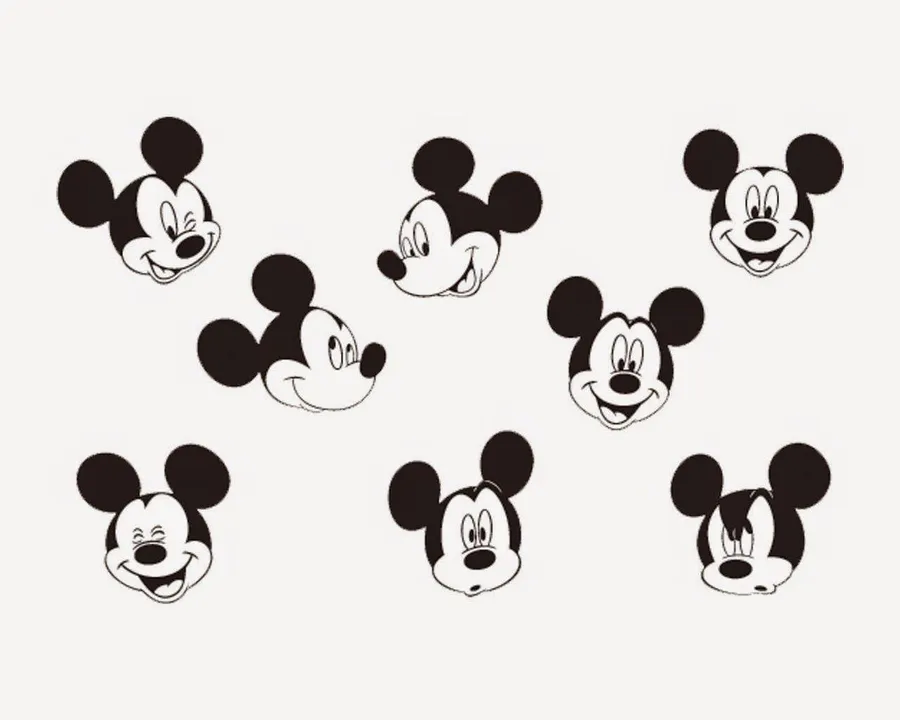 White Mickey Mouse